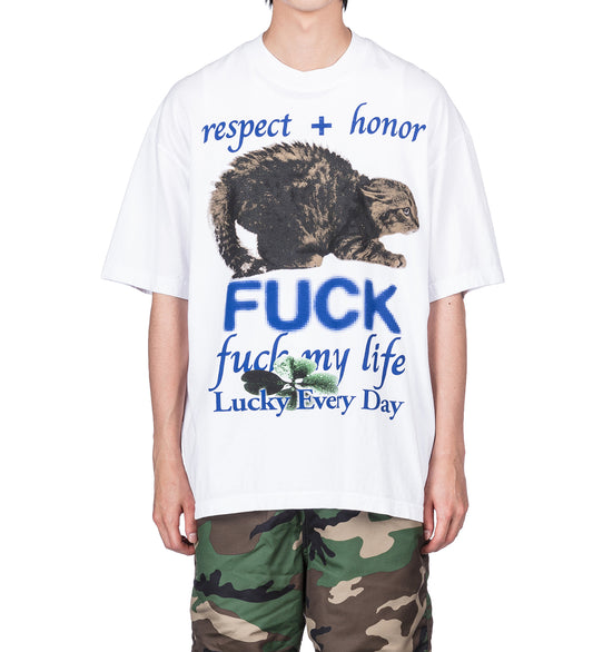 RESPECT+HONOR TEE WHITE