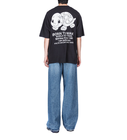 PEDESTRIAN TEE WASHED BLACK