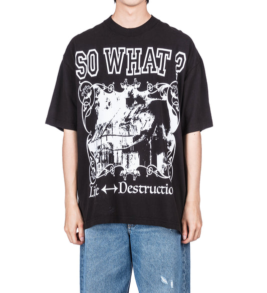 SO WHAT? TEE BLACK