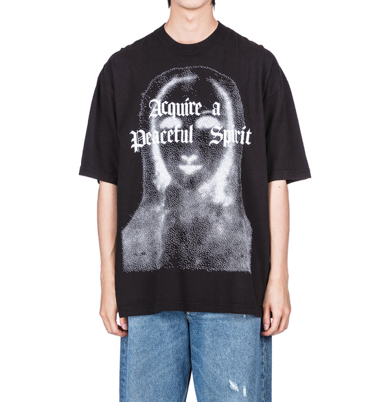 PEACEFUL SPIRIT TEE BLACK