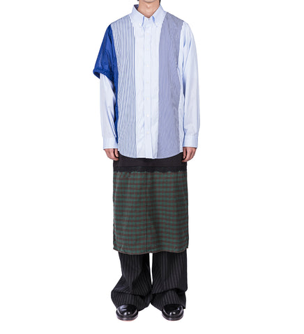 MIX SHIRT ALL UNIQUE WHITE/BLUE 50