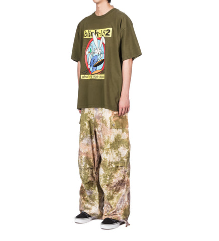 ONLINE CERAMICS X BLINK-182 WHAT'S MY AGE AGAIN? TEE GREEN