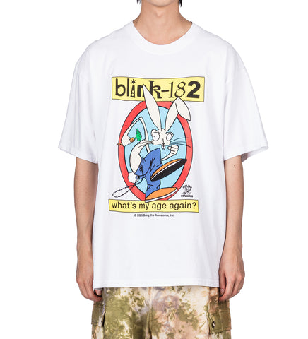 ONLINE CERAMICS X BLINK-182 WHAT'S MY AGE AGAIN? TEE WHITE