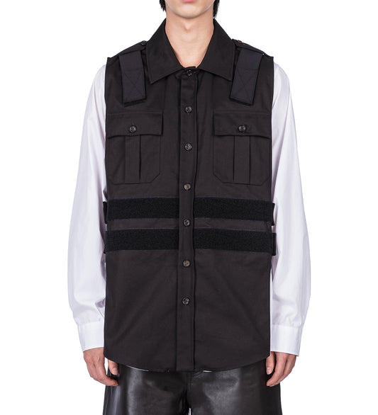 BULLETPROOF SHIRT WHITE/BLACK