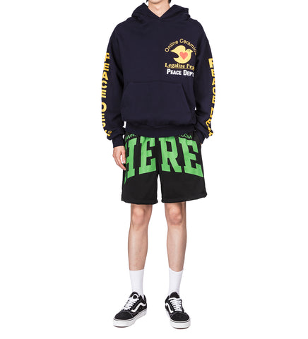 HERE MESH SHORT BLACK