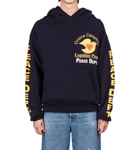 LEGALIZE PEACE HOODIE NAVY