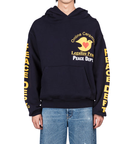 LEGALIZE PEACE HOODIE NAVY