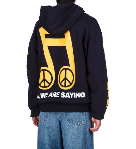 LEGALIZE PEACE HOODIE NAVY