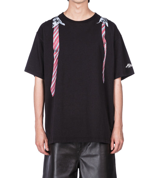 TIE TROMPE SHIRT BLACK