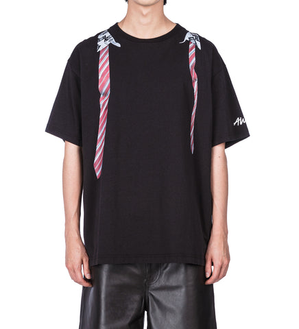 TIE TROMPE SHIRT BLACK