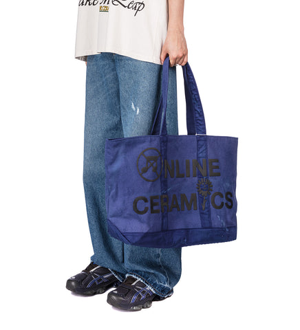 SHARE THE FOOD, SUNFLOWER TOTE NAVY