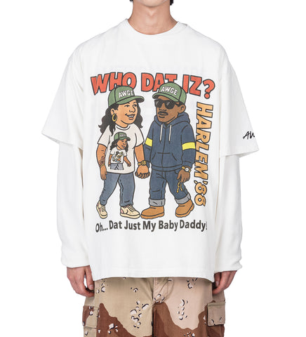 AIRBRUSH TEE WHITE