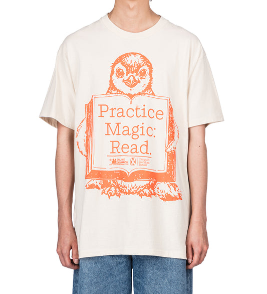 ONLINE CERAMICS X PENGUIN RANDOM HOUSE PRACTICE MAGIC SS TEE CREAM