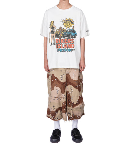 RIKERS ISLAND TEE WHITE