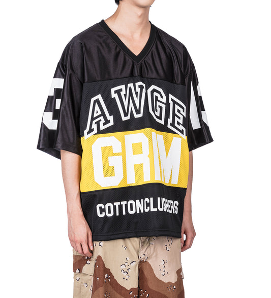 COTTON CLUBBERS FOOTBALL JERSEY BLACK