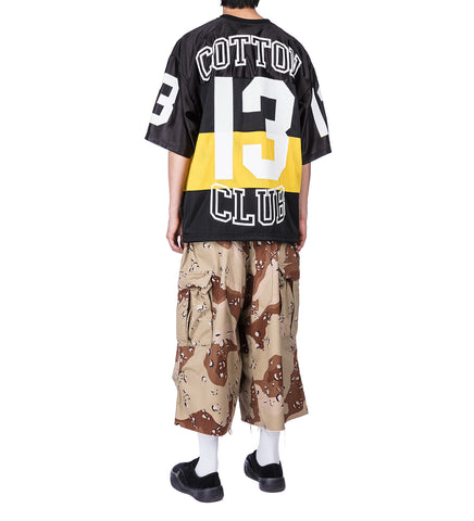 COTTON CLUBBERS FOOTBALL JERSEY BLACK