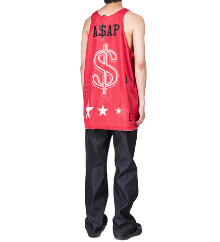 JODYE TANK REVERSIBLE WHITE/RED