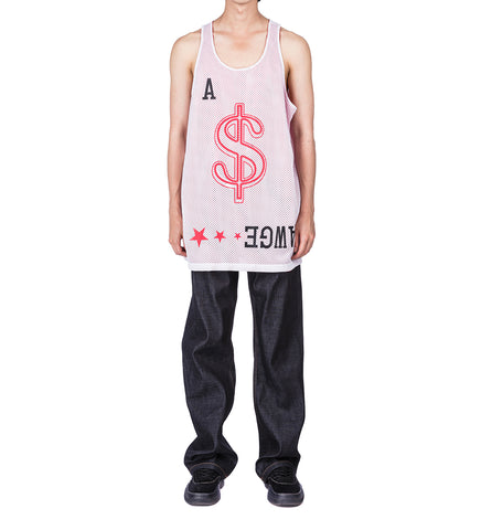 JODYE TANK REVERSIBLE WHITE/RED
