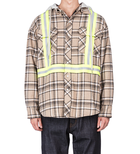WORKWEAR JACKET 1 FLANNEL BROWN CHECK