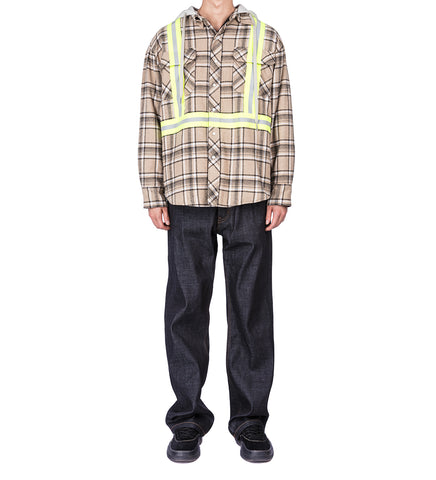 WORKWEAR JACKET 1 FLANNEL BROWN CHECK
