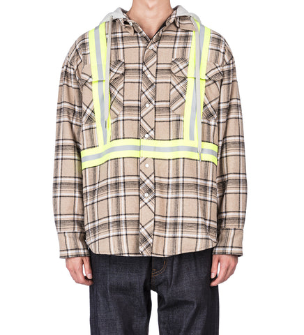 WORKWEAR JACKET 1 FLANNEL BROWN CHECK