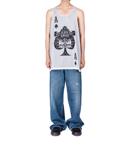 NYC ACES TANK REVERSIBLE WHITE/BLACK