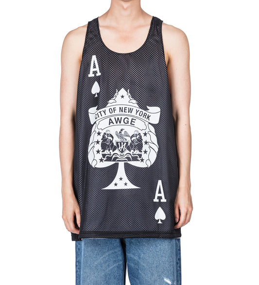 NYC ACES TANK REVERSIBLE WHITE/BLACK
