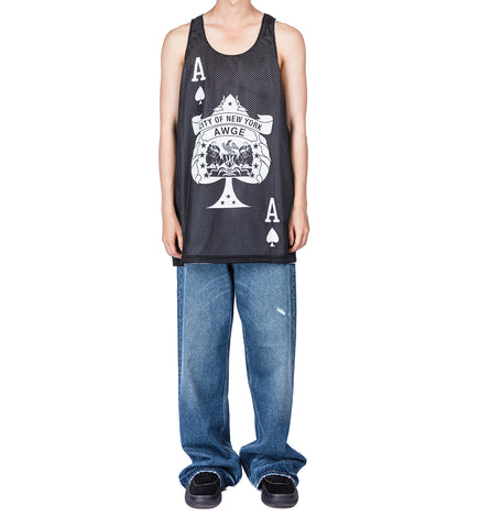 NYC ACES TANK REVERSIBLE WHITE/BLACK