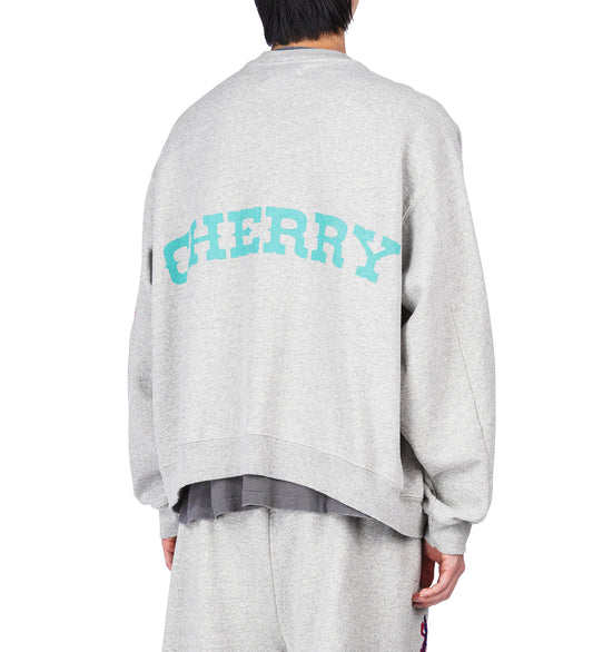 GECKO ZIP UP CREW HEATHER GREY