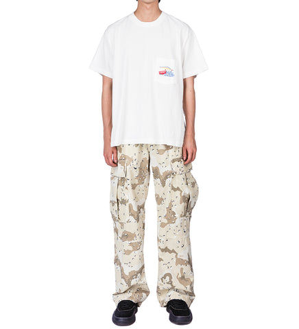 MARLIN BOXY POCKET TEE WHITE
