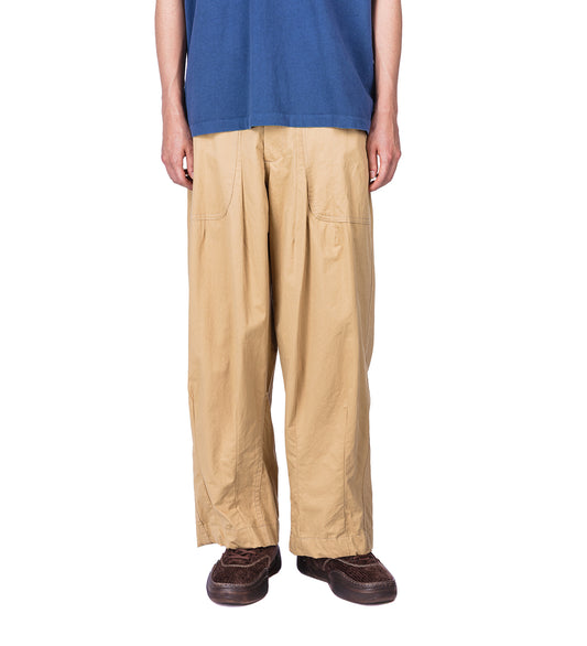 TWILL PARACHUTE PANTS CAMEL