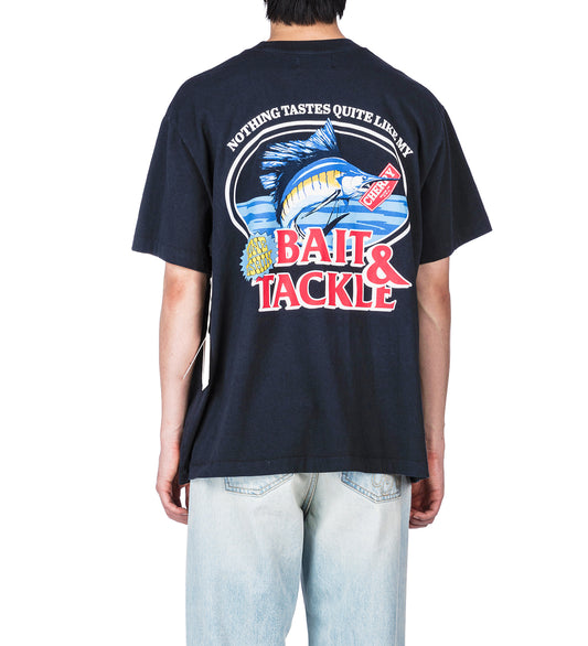 MARLIN BOXY POCKET TEE BLACK