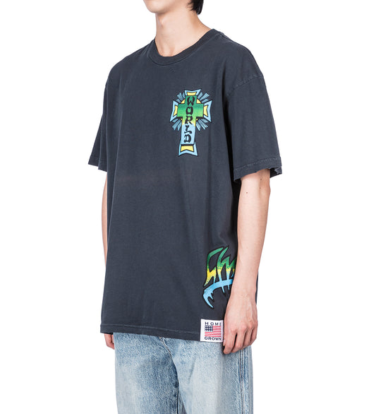 SKATE WORLD T-SHIRT VINTAGE BLACK