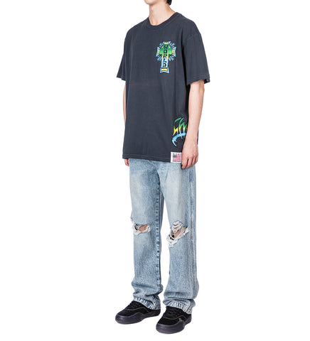 SKATE WORLD T-SHIRT VINTAGE BLACK