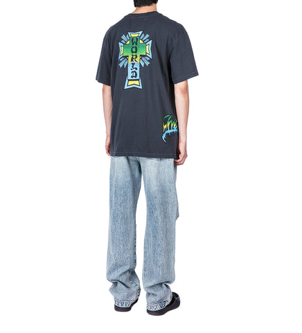SKATE WORLD T-SHIRT VINTAGE BLACK