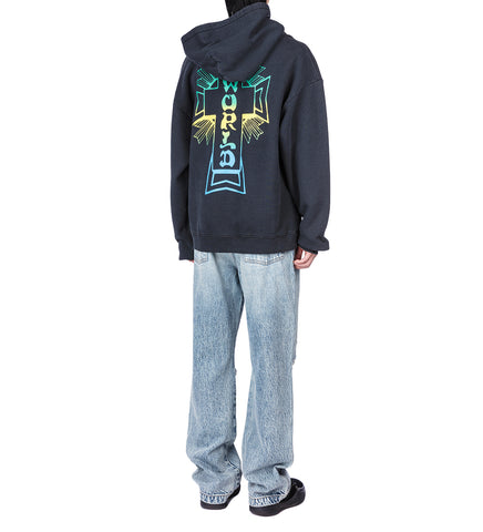 CW SKATE HOOD FADED BLACK