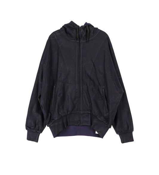 COATED ZIP-UP ONYX