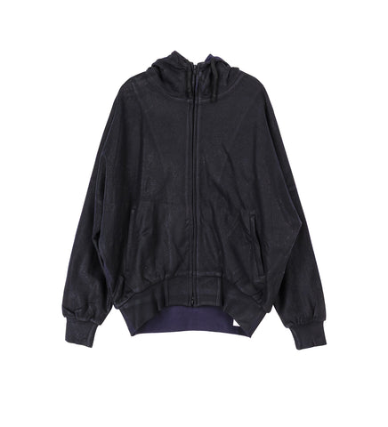 COATED ZIP-UP ONYX