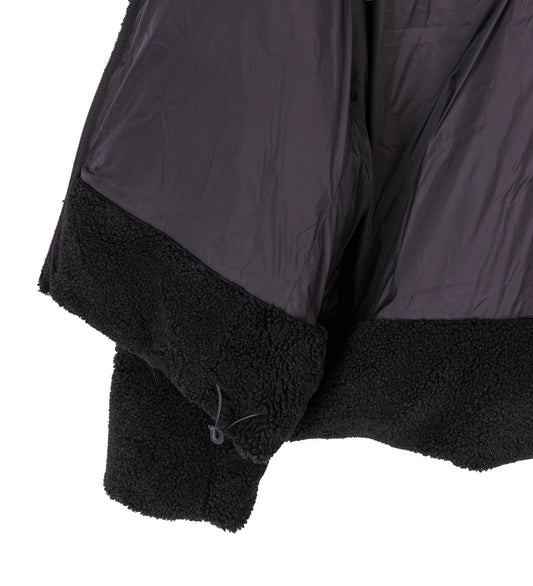 FLEECE PUFFER BLACK