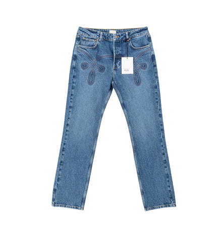 BRAIDED JEANS INDIGO