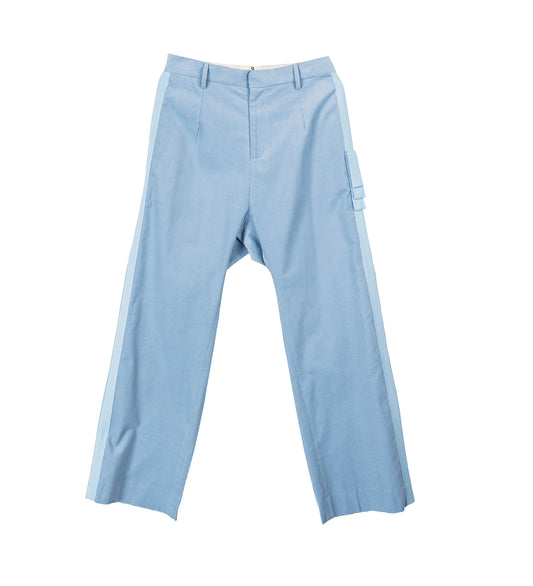 CORDED TUX TROUSER SKY