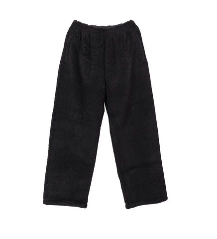RELAXED FLEECE PANTS BLACK