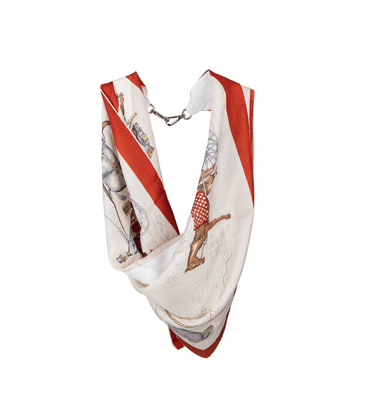 SILK SCARF STRAP LIGHT #1