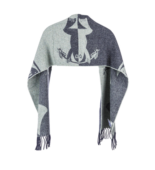 BUG PRESS SCARF BLACK BUG MINT GREY