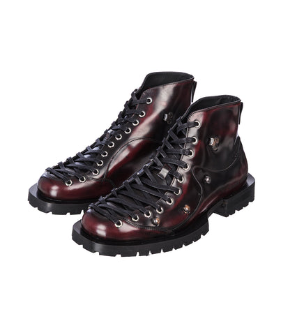 KELLY BOOTS RED BRUSH OFF