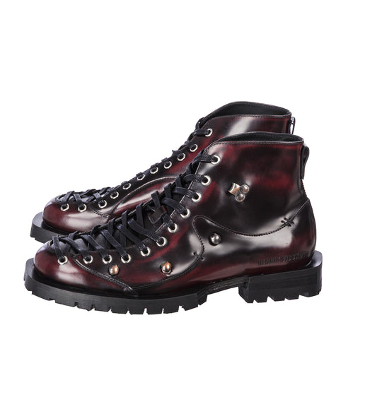 KELLY BOOTS RED BRUSH OFF