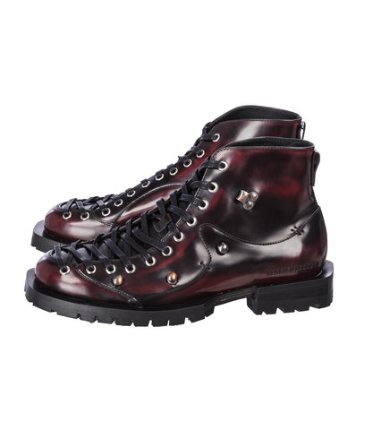 KELLY BOOTS RED BRUSH OFF