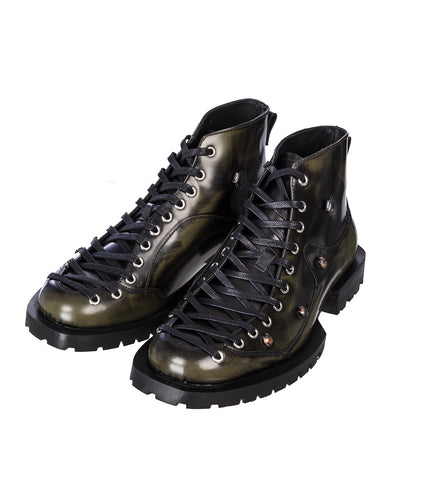 KELLY BOOTS GREEN BRUSH OFF