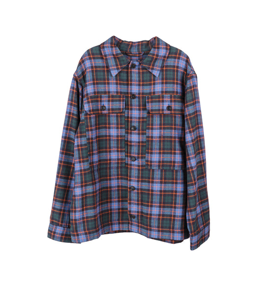 FIELD SHIRT BLUE FLANNEL CHECKS