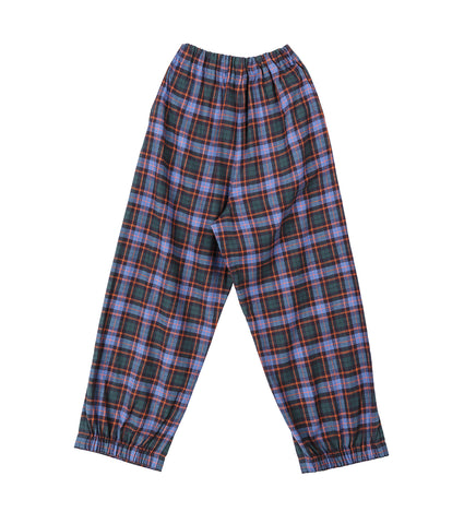 ECLIPSE PANTS BLUE FLANNEL CHECKS